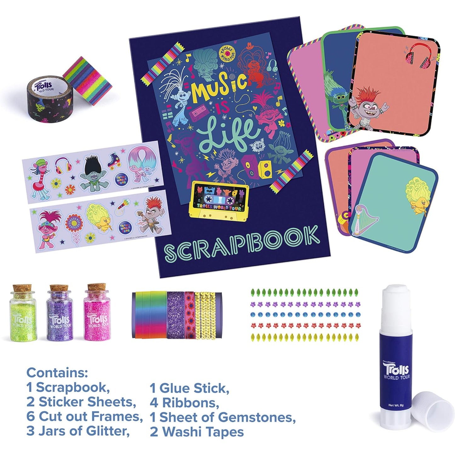 Trolls World Tour Scrapbook Set