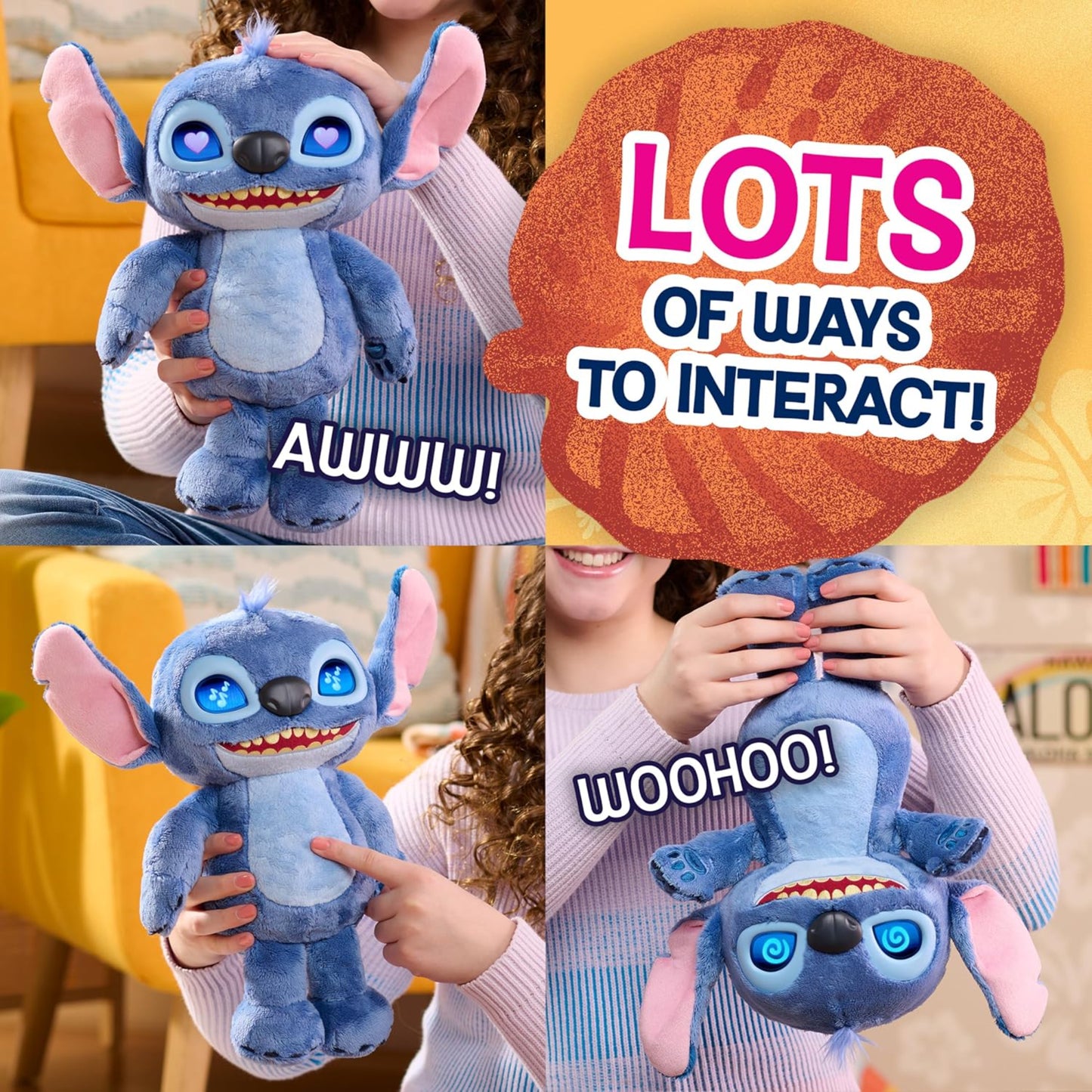 Stitch Many Moods Feature Plush