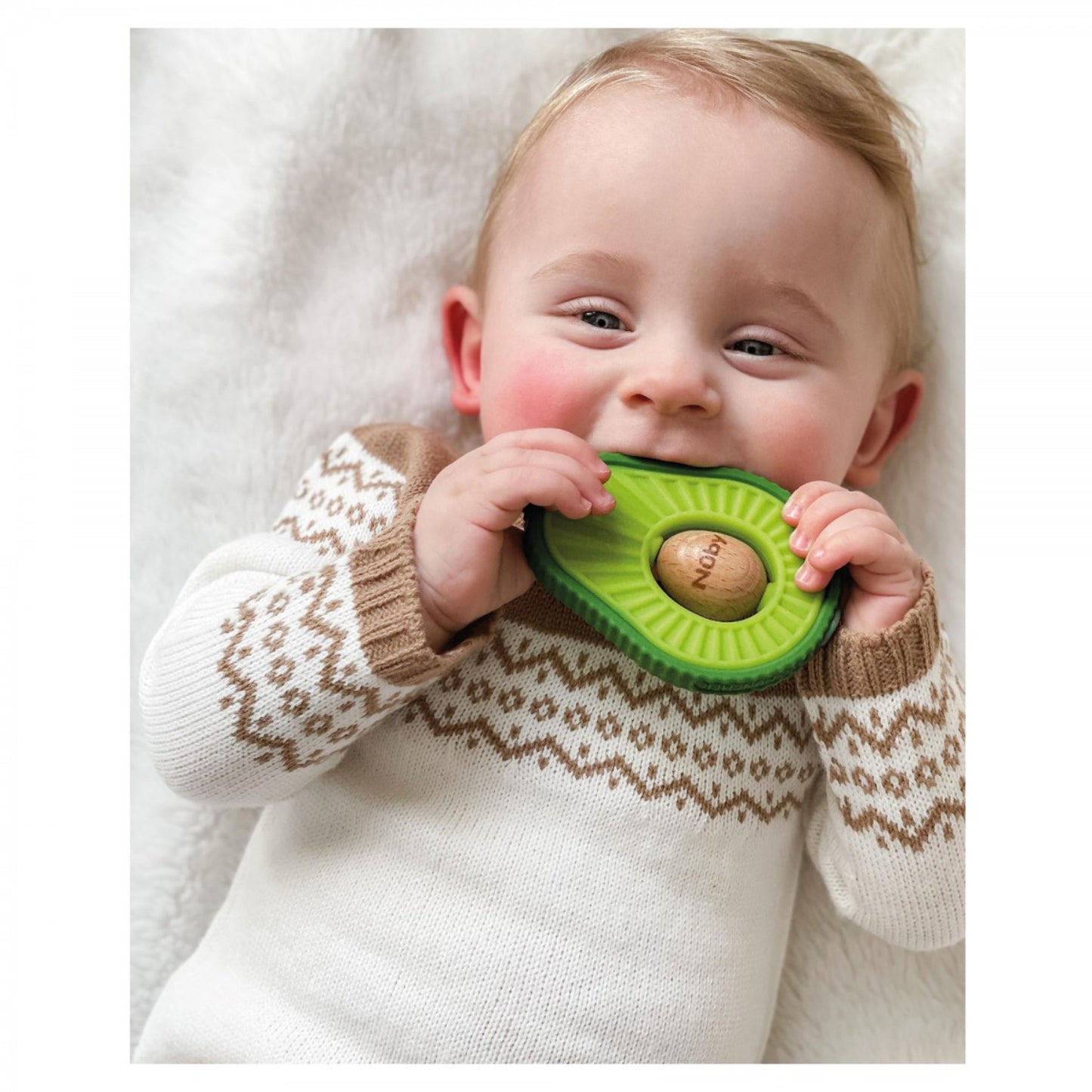 Nuby Avocado Teether Toy