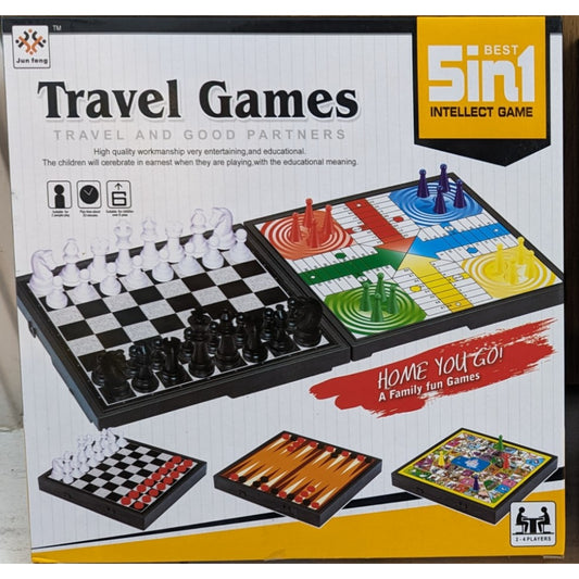 5 in 1 Travel Games