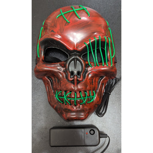 Red Skull Halloween Mask