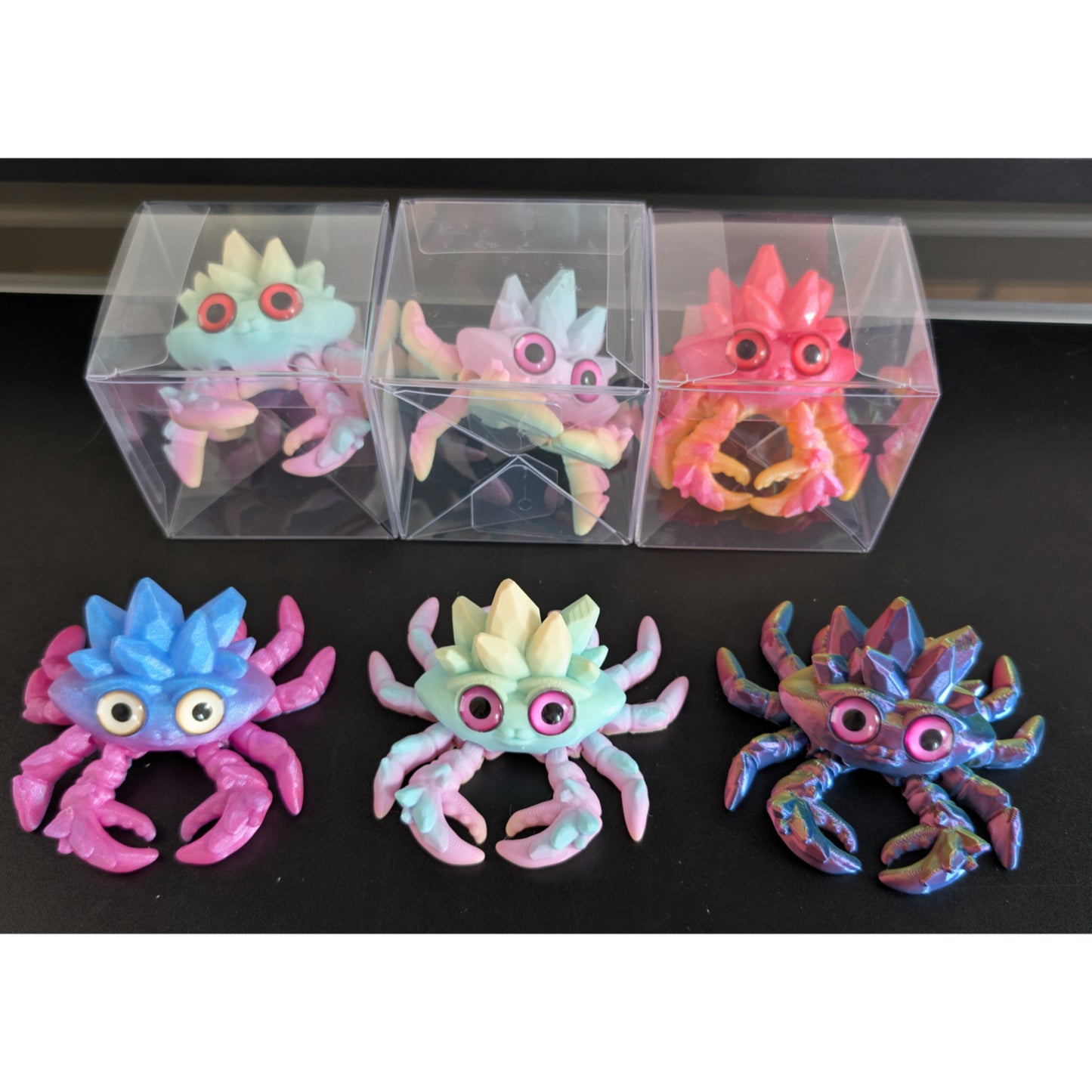 3D Printed Crab - Assorted Colours