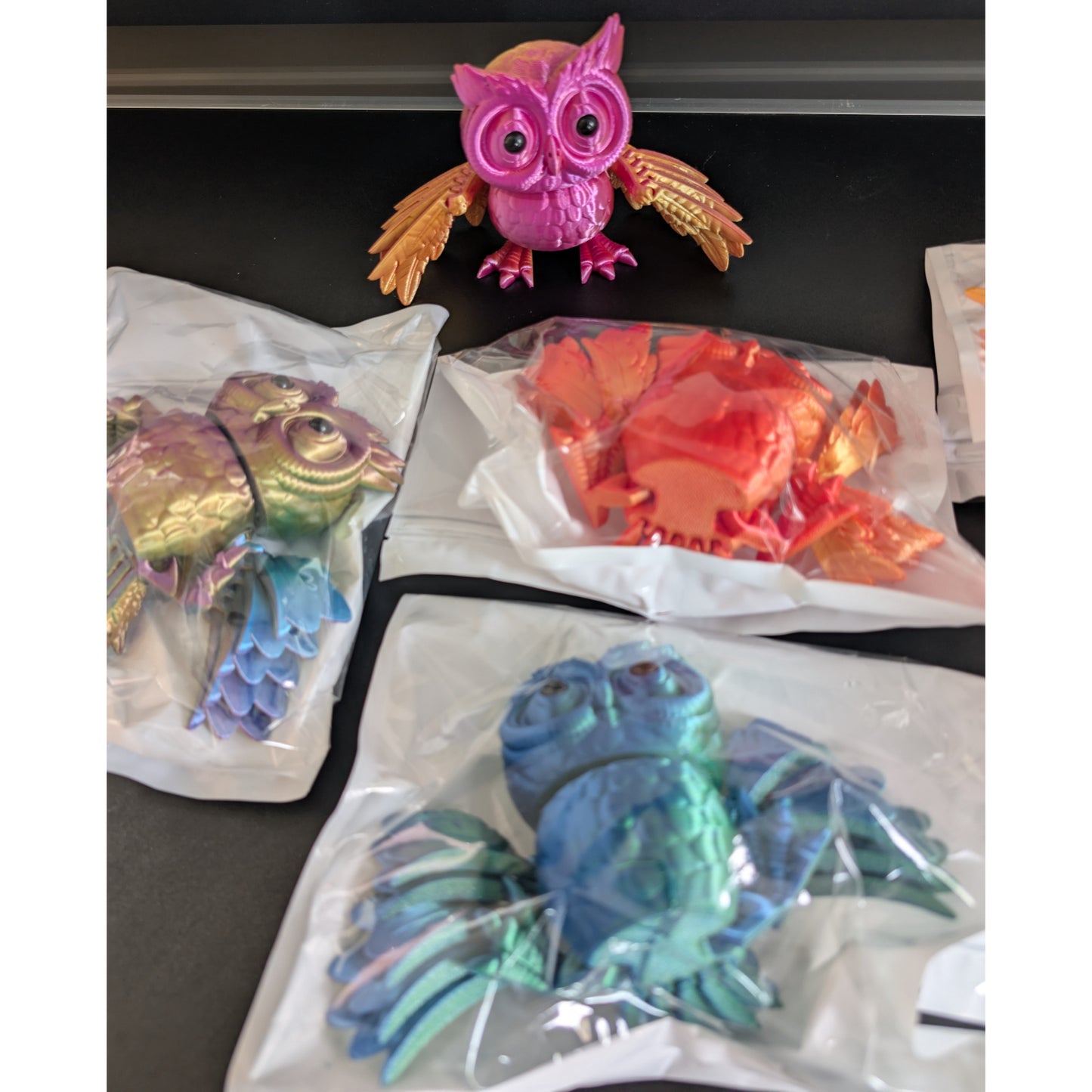 3D Printed Owl - Assorted Colours