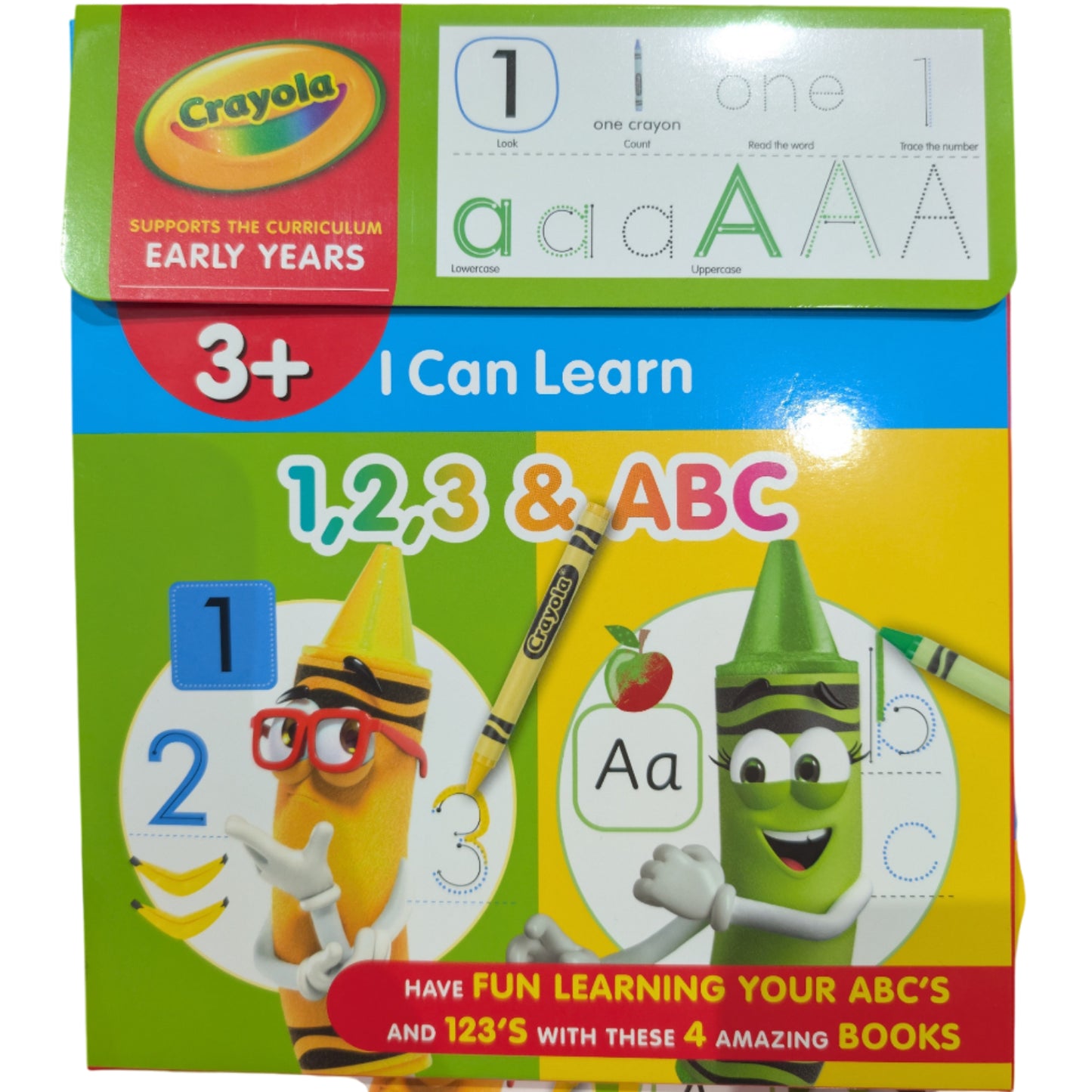Crayola I can learn 123 & ABC Book Set