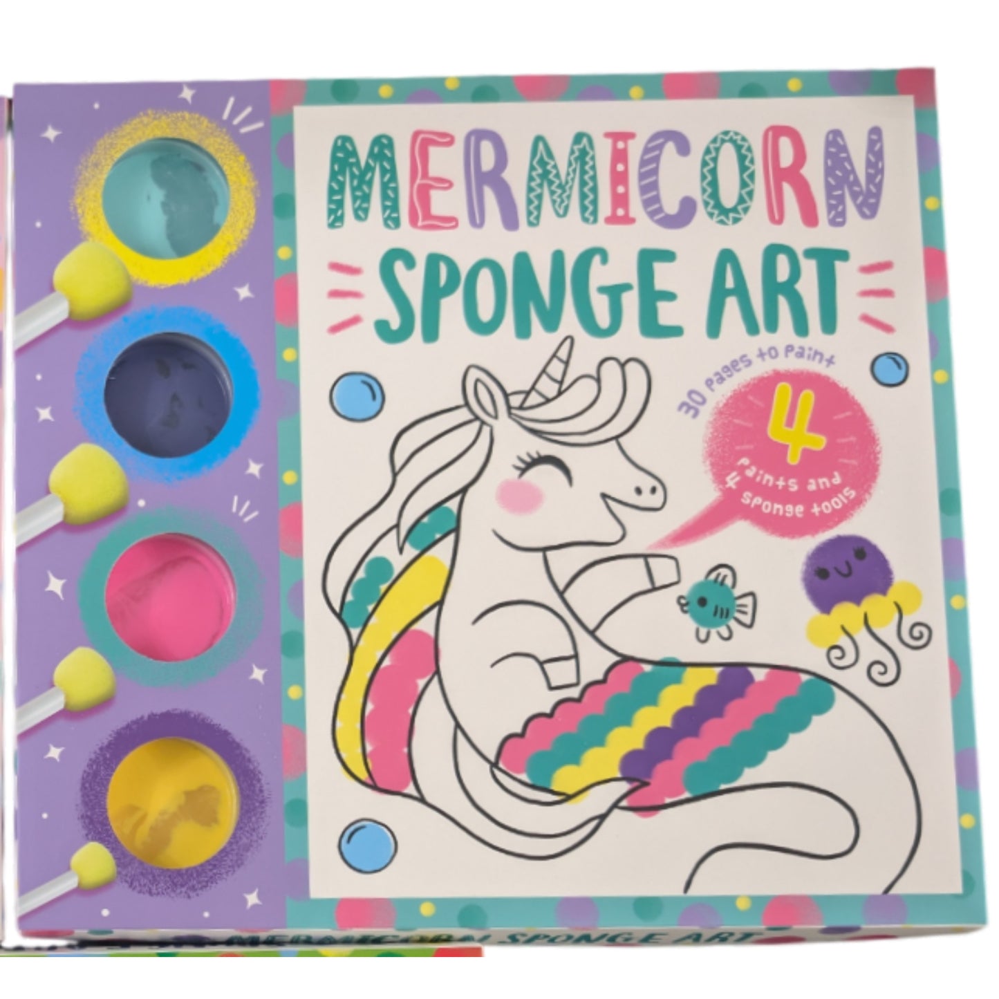 Sponge Art Mermicorn