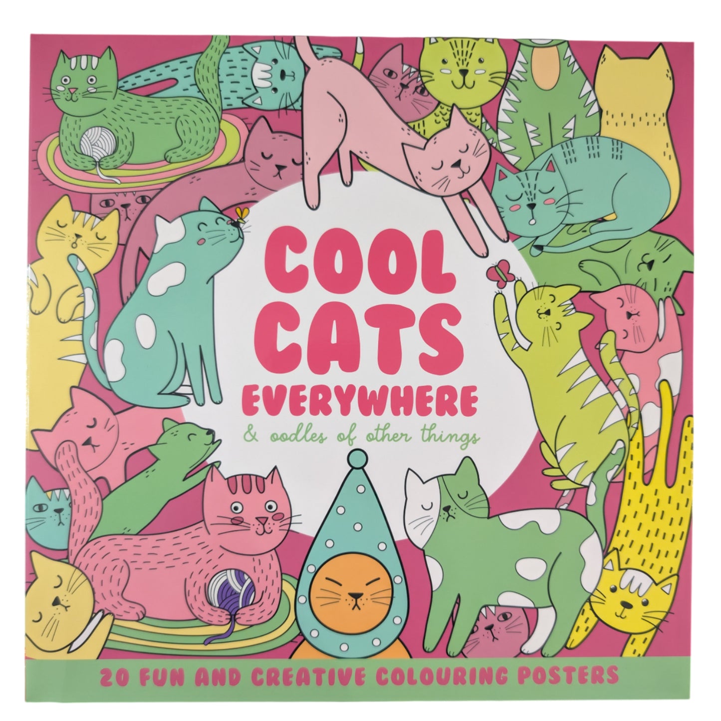 Cool Cats Everywhere Colouring Book