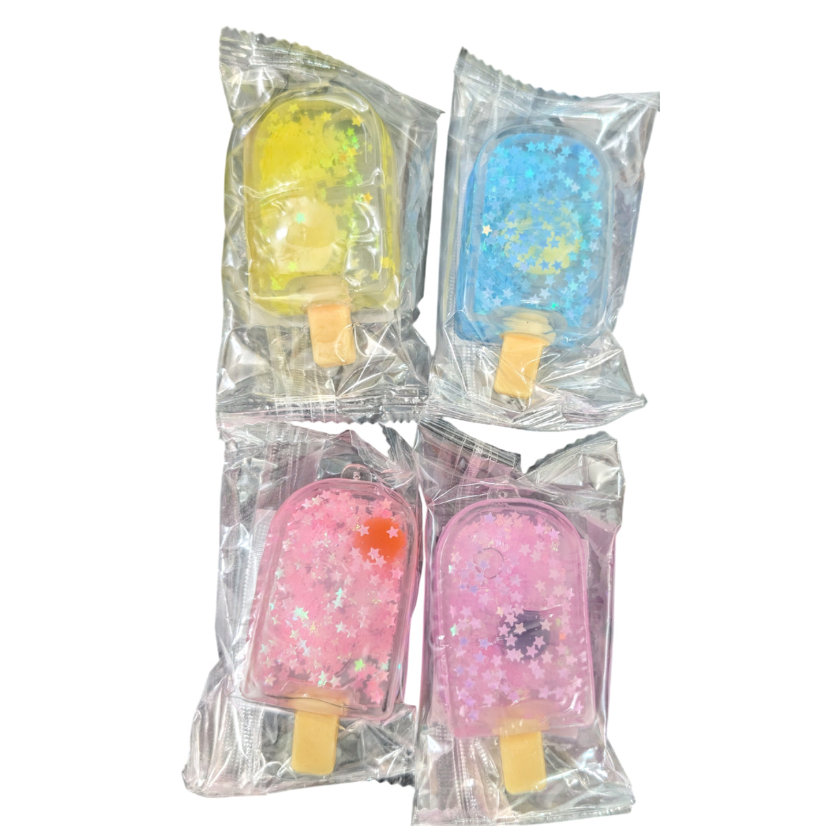 Squeezy Mini Gel Ice Lolly- Set of 4