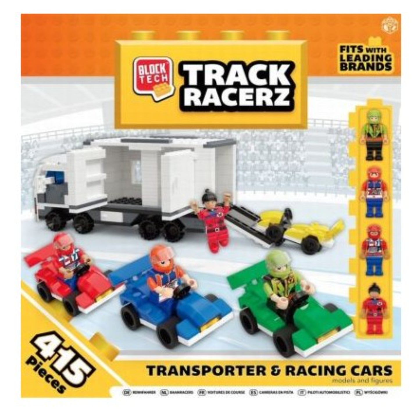 BLOCK TECH TRACK RACERS 415 PCS