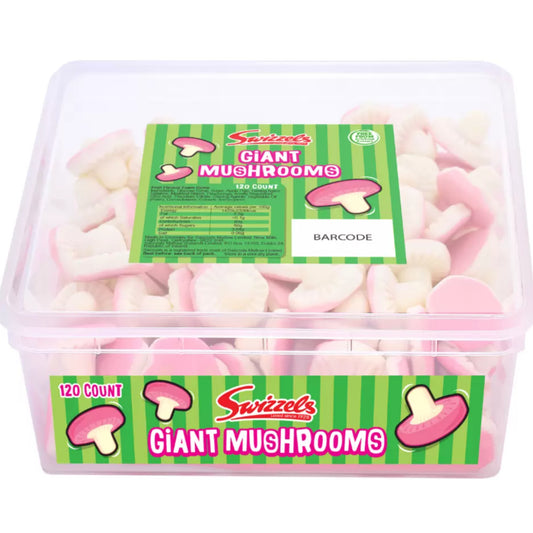 Swizzels Giant Mushrooms - 120 Pcs