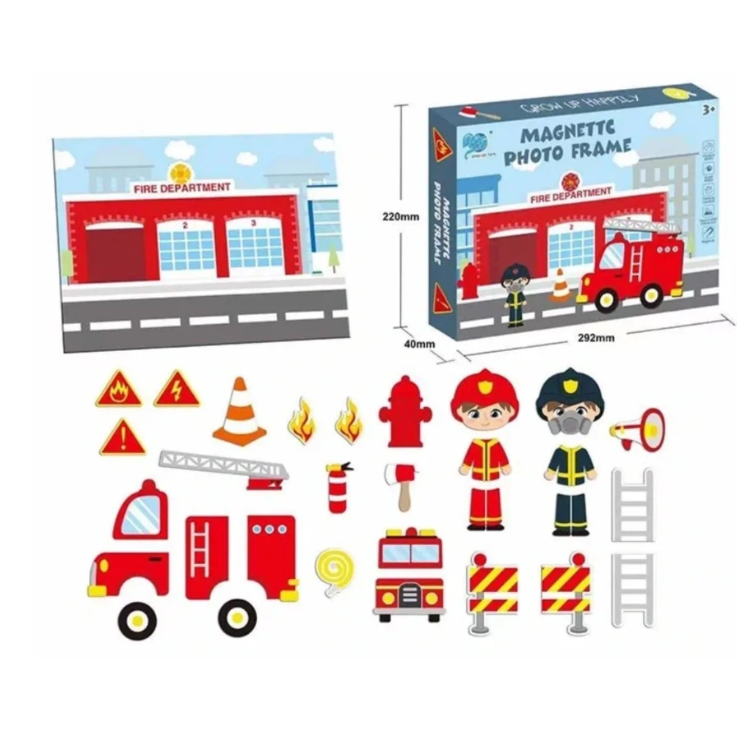 Magnetic Photo Frame Fire Department