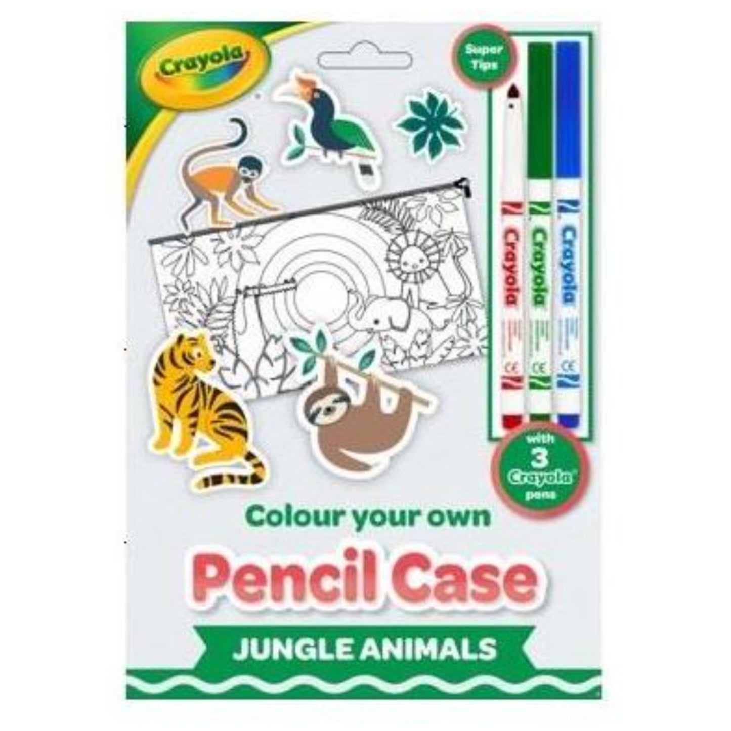 Crayola Colouring your own Pencil Case Jungle