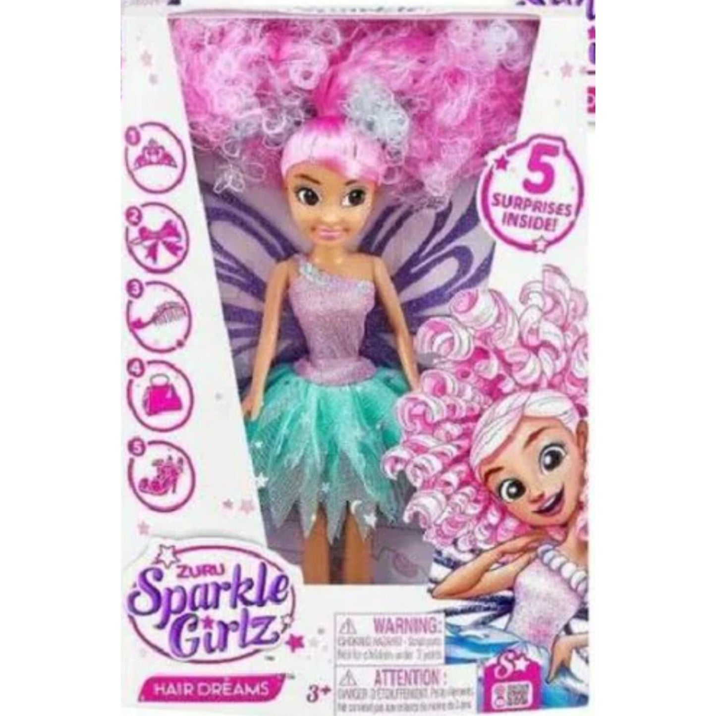 Zuru Sparkle Girlz - Hair Dream Doll