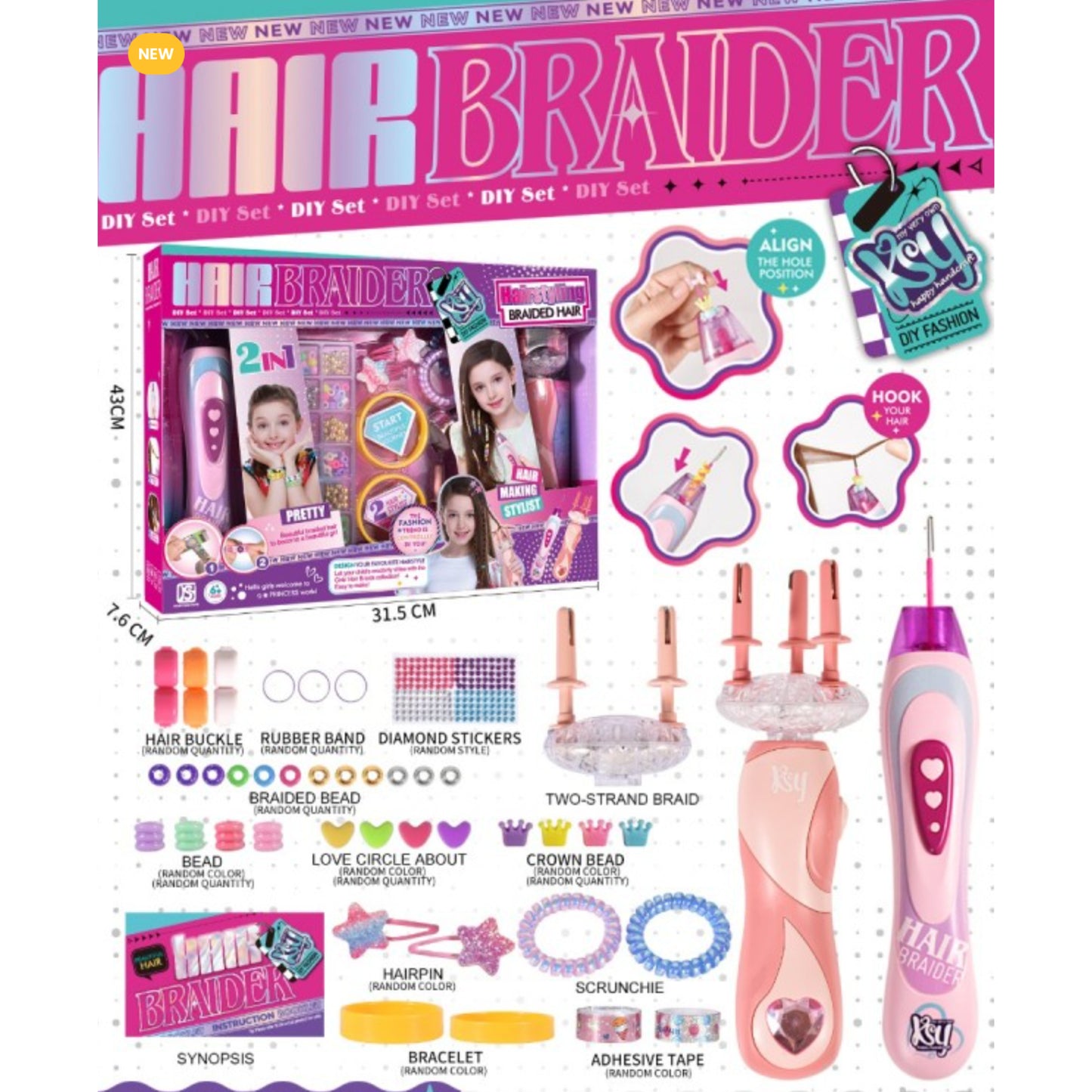 Hair Braider DIY Set