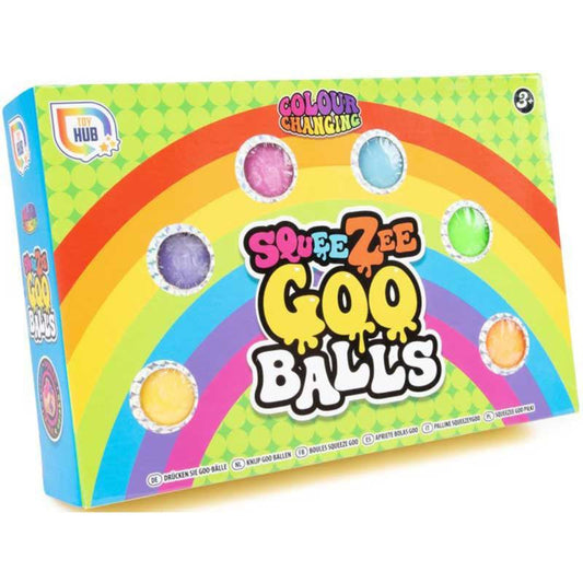 SqueeZee Goo Balls Colour Change - 6 Pack