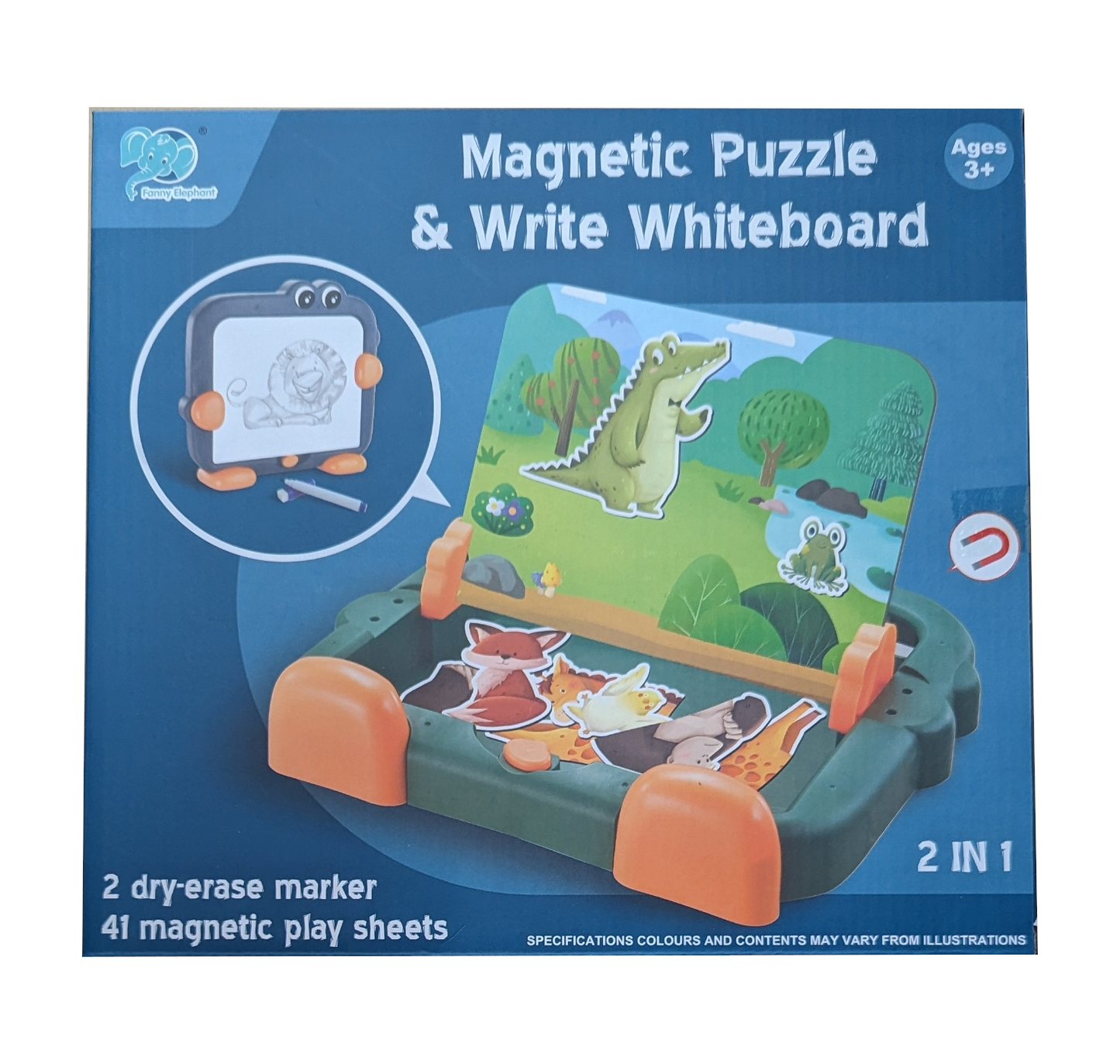 Magnetic Puzzle & Whiteboard