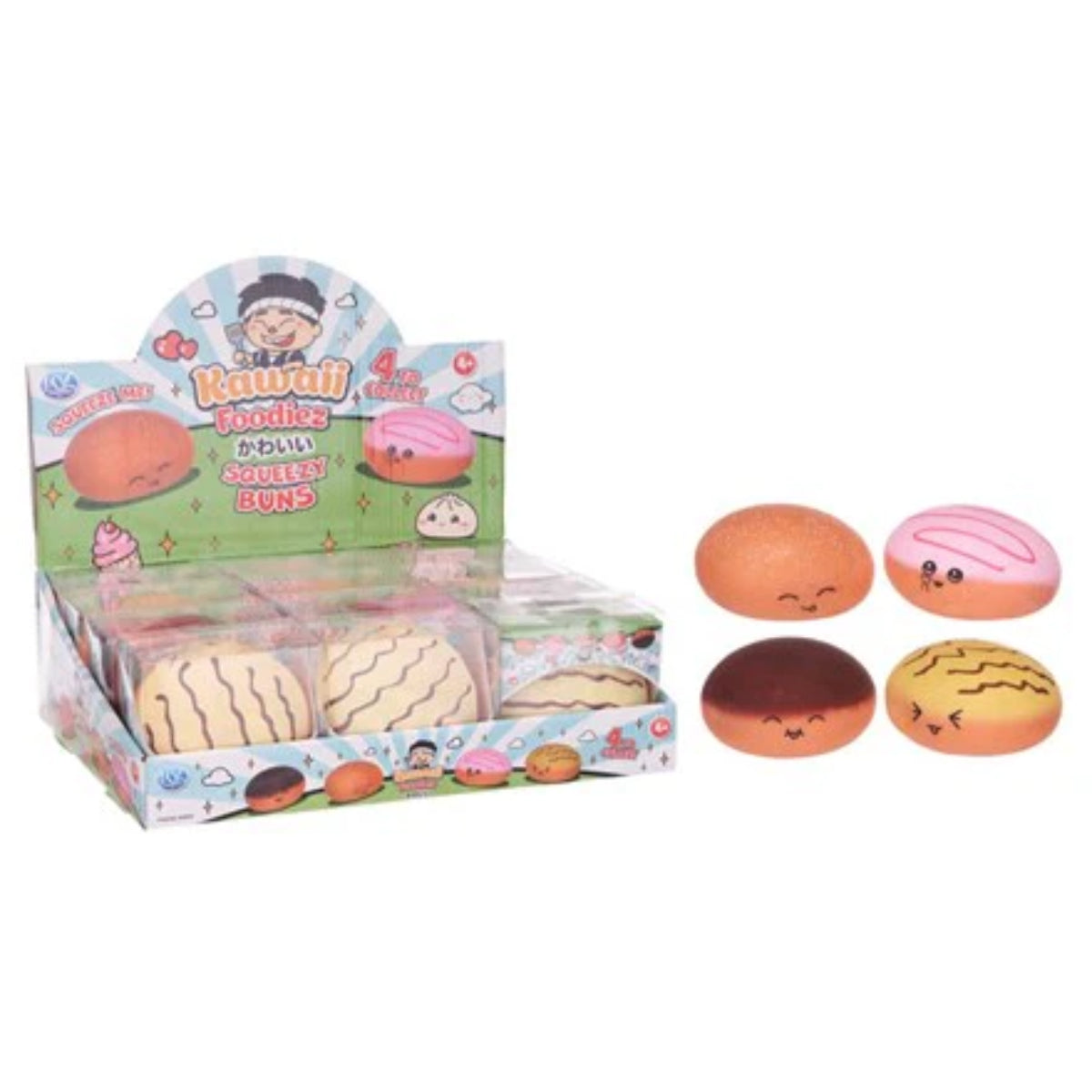 Kawaii Foodiez Squeezy Buns