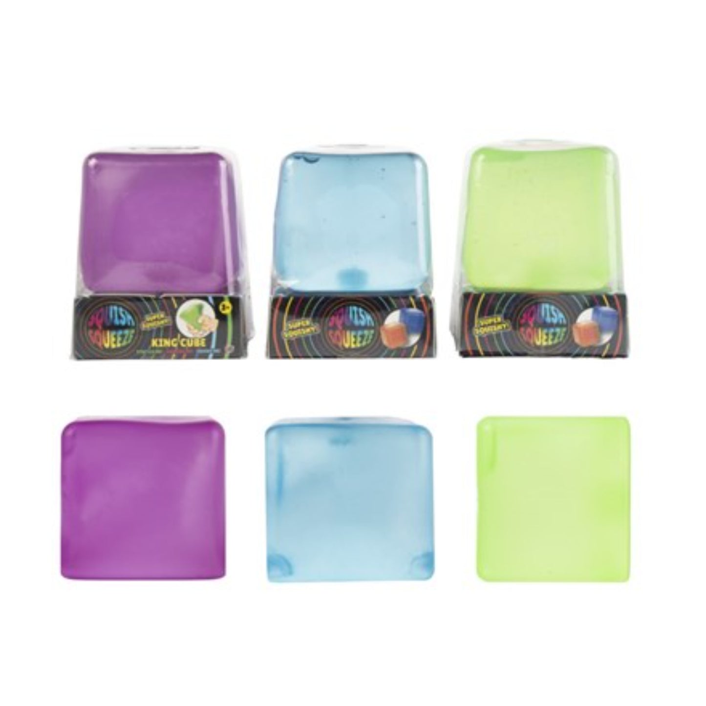 Squish Squeeze King Cube
