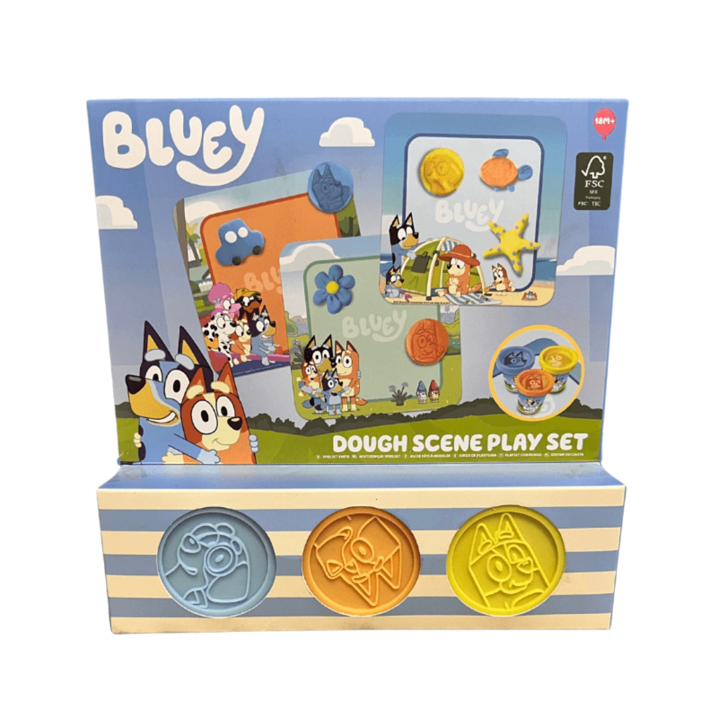 Bluey Dough Scene Play Set