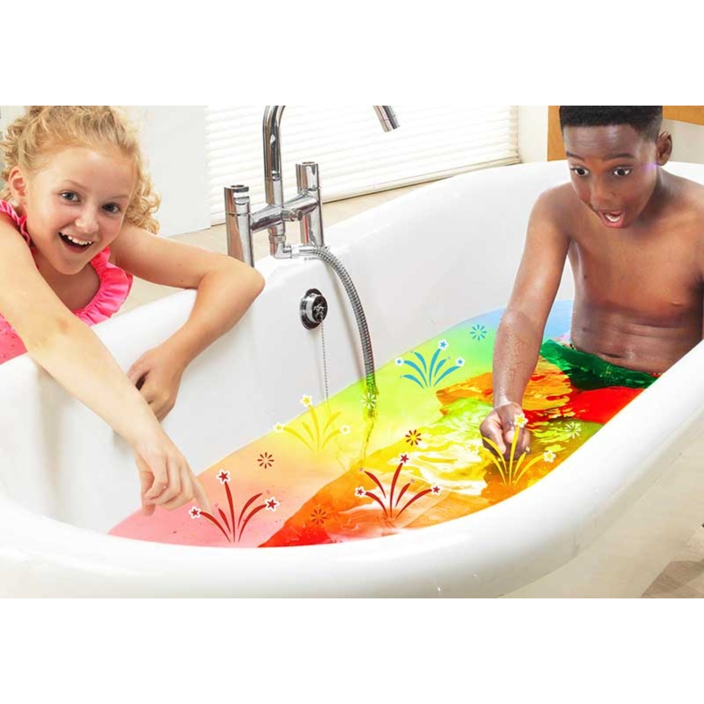 Crackle Baff Rainbow 12 Pack
