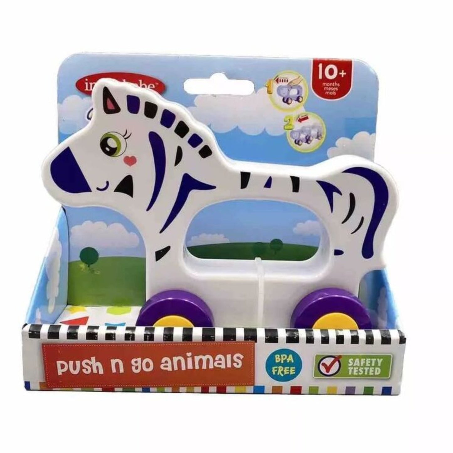 Infunbebe Push n Go Animals - Zebra