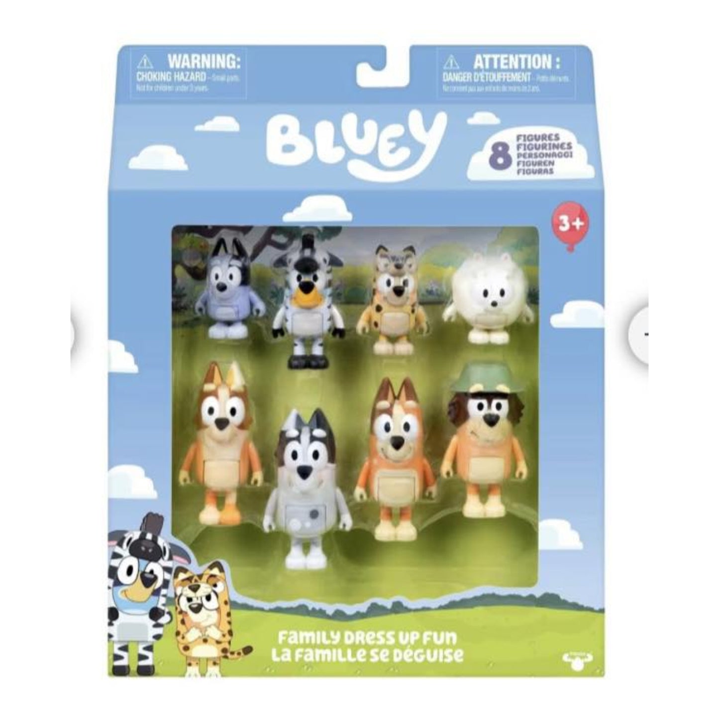 Bluey Family Dress Up Fun Figure Pack