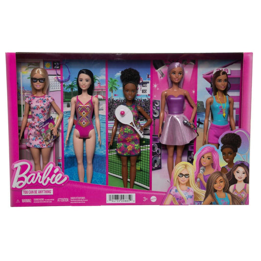 Barbie 5 Doll Set