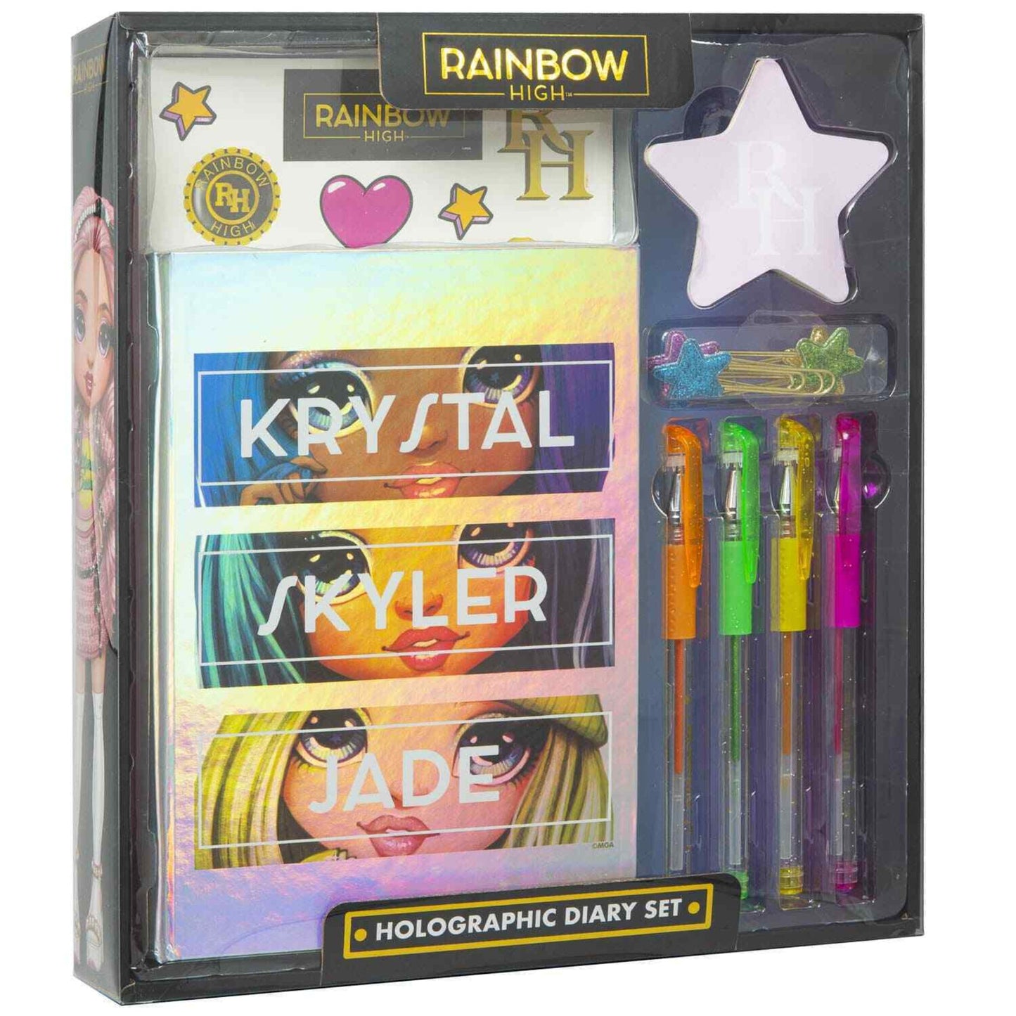 RAINBOW HIGH HOLOGRAPHIC DIARY SET