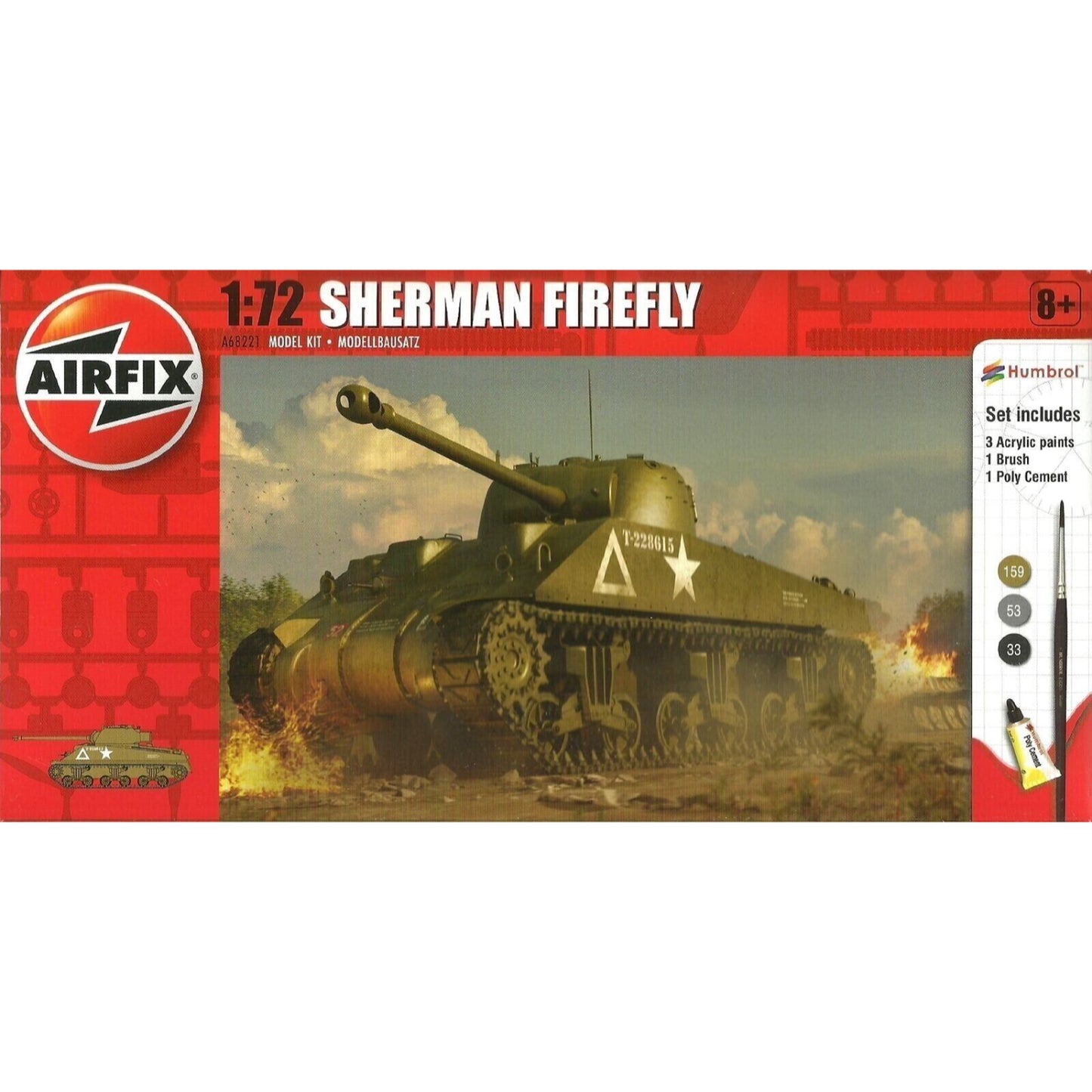 Airfix 1:72 Sherman Firefly Model Kit