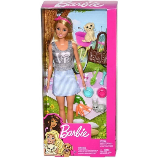 Barbie Picnic Doll with Animals
