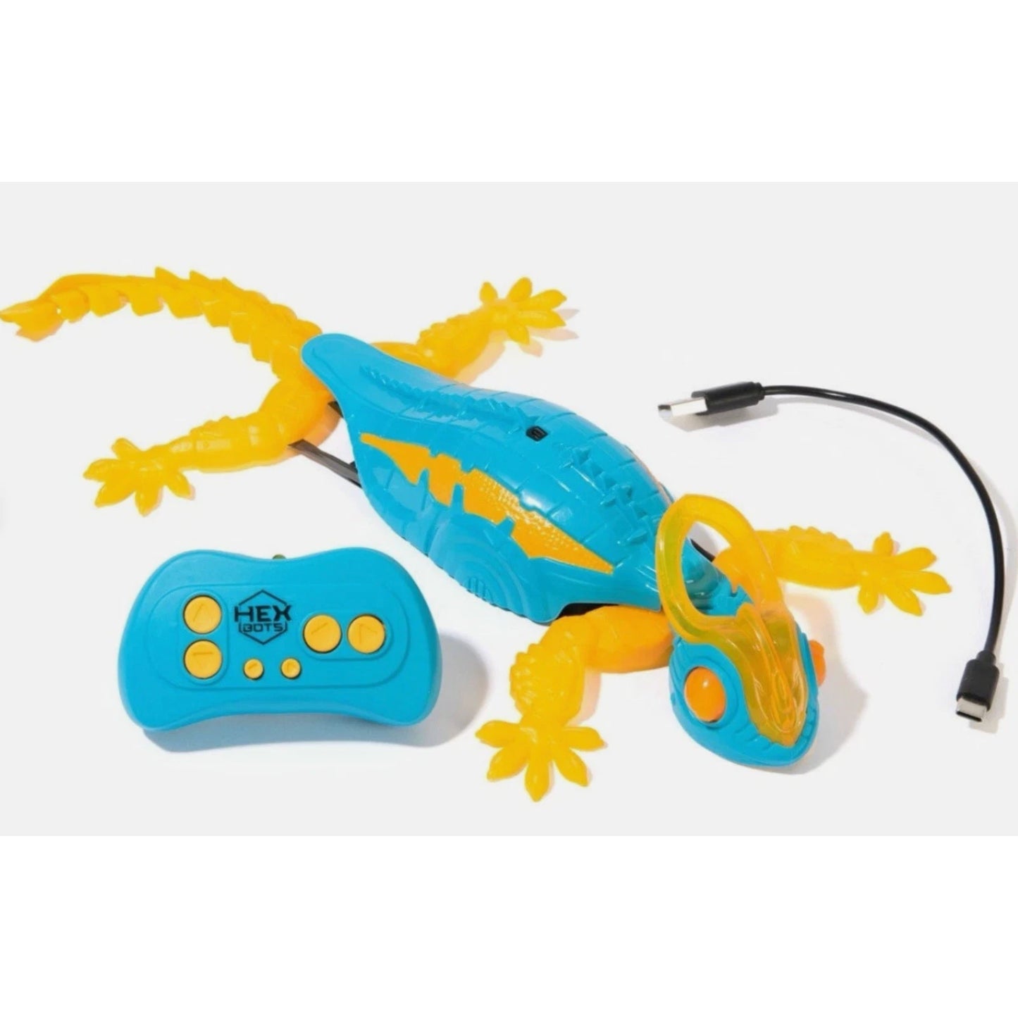 Hex Bots - Wall Crawler Chameleon - Blue/Yellow