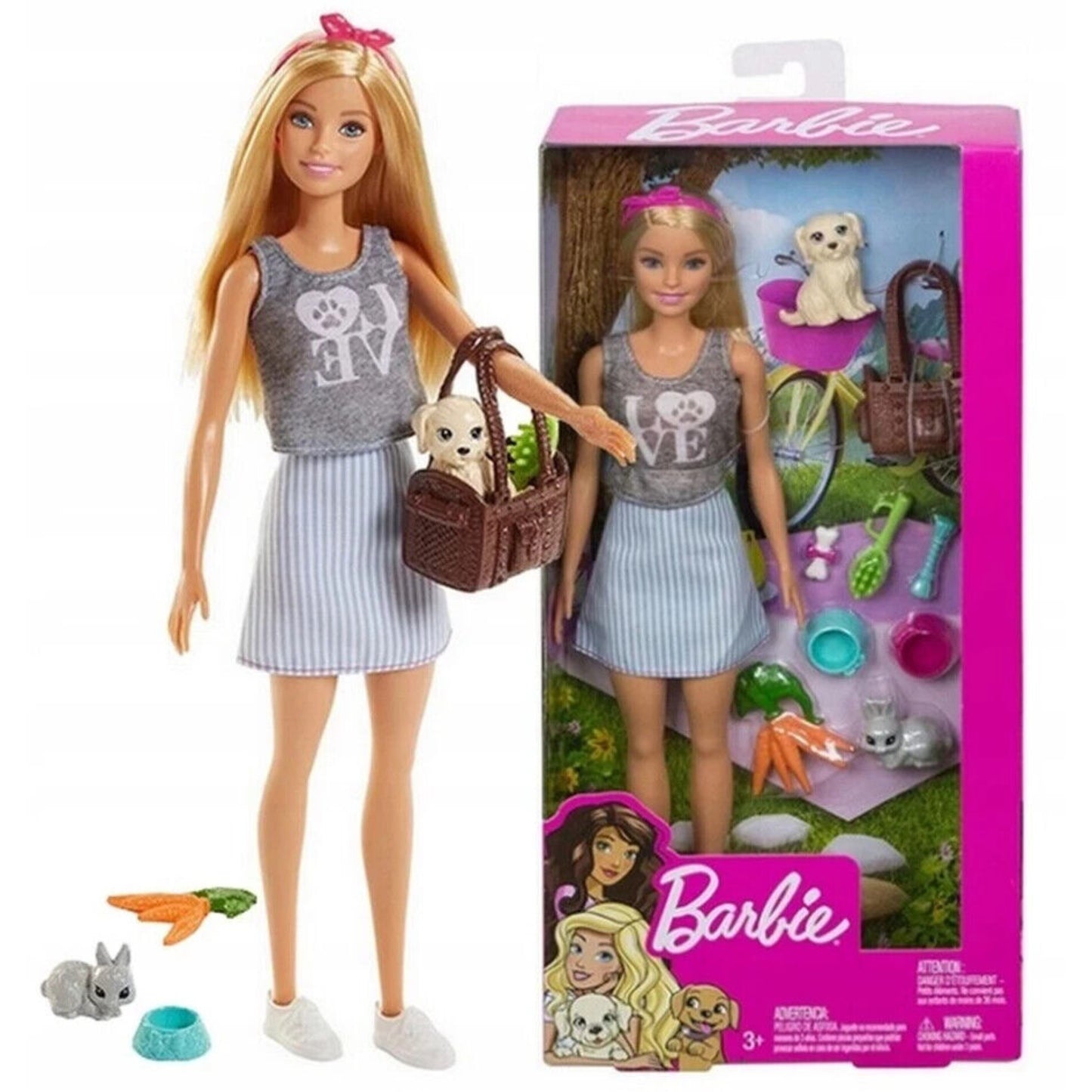 Barbie Picnic Doll with Animals