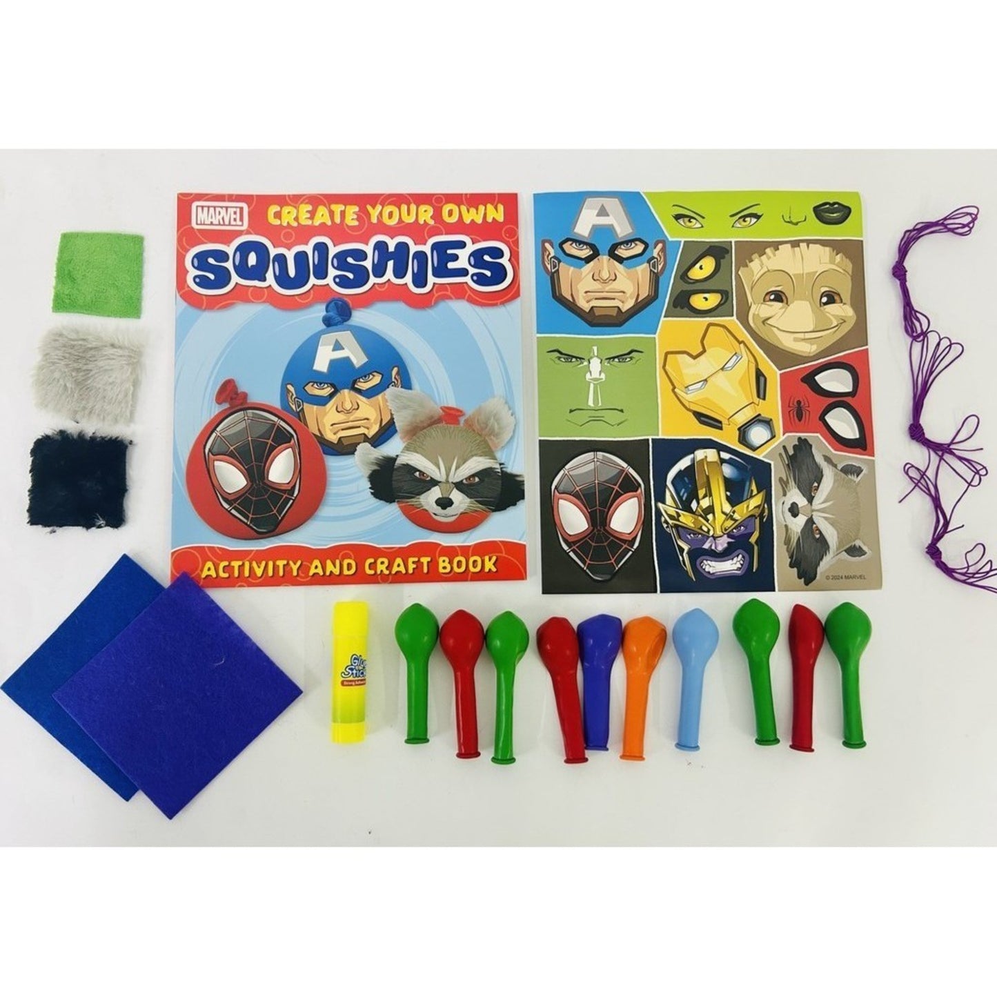 Marvel Squishes Activity Book and Craft Kit