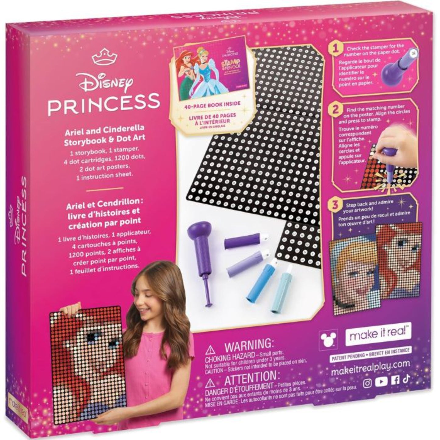 Disney Princess Stamp Reveal Ariel and Cinderella