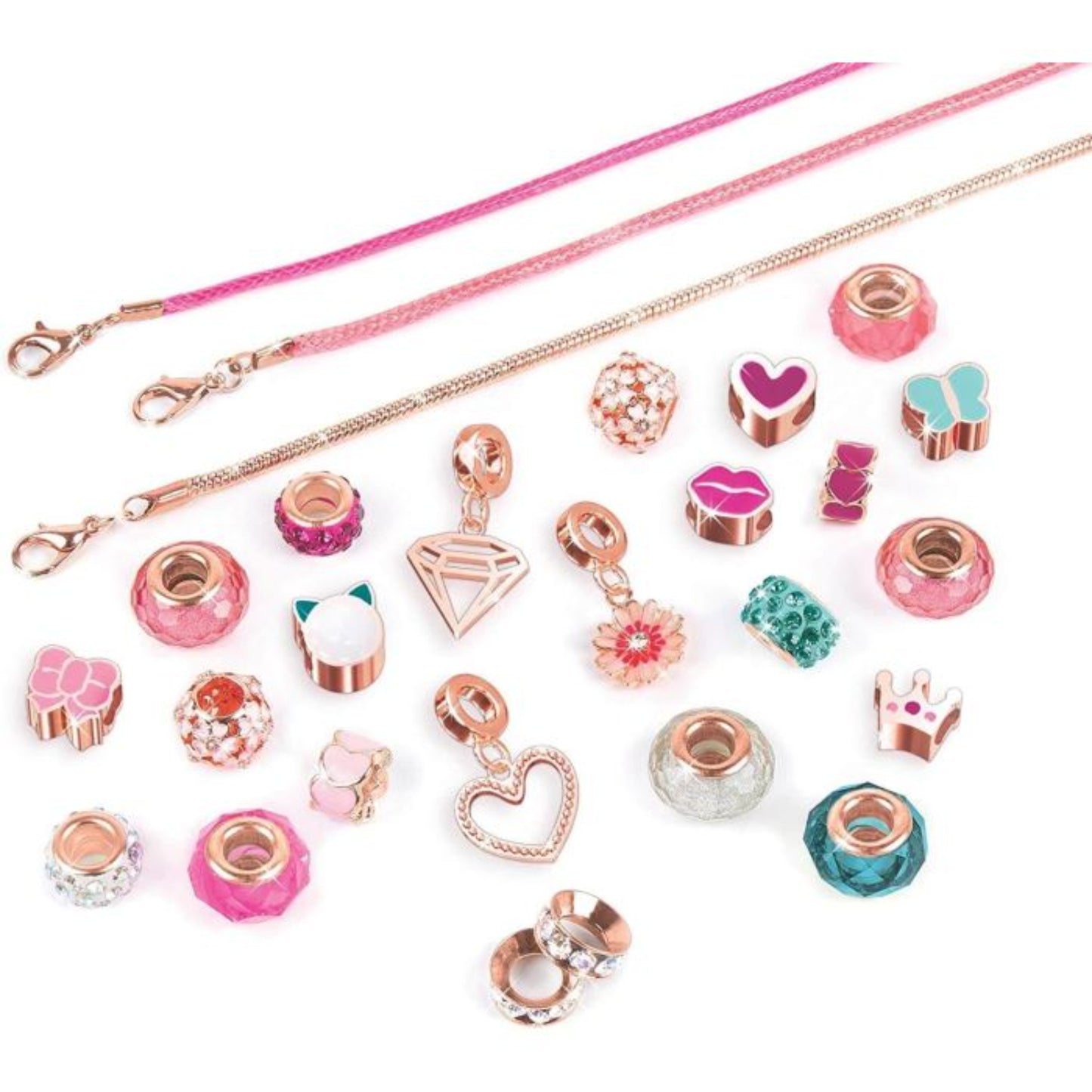 Halo Charms Bracelets Think Pink