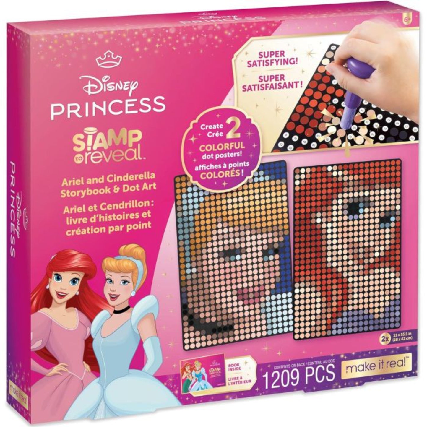 Disney Princess Stamp Reveal Ariel and Cinderella