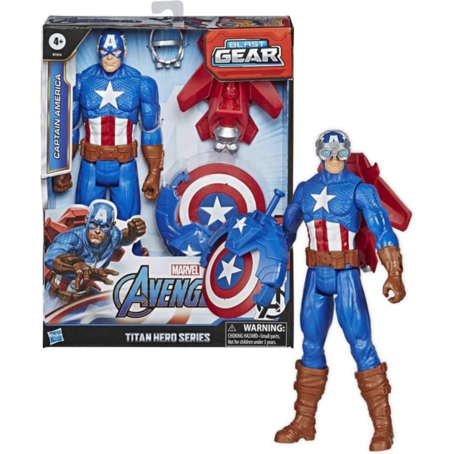 Marvel Captain America Blast Gear Titan Hero
