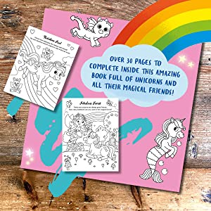 Super Cute Unicorns Colouring