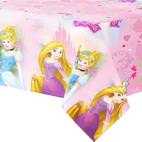 Disney Princess Plastic Table Cover - 1.2m x 1.8m