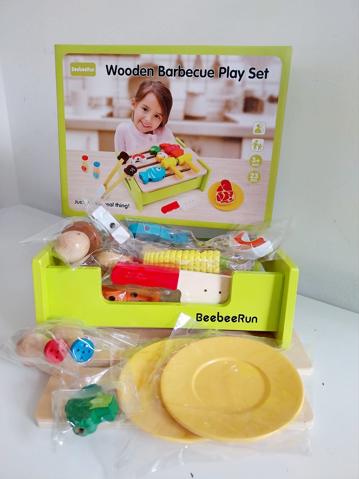 Wooden Barbecue Play Set