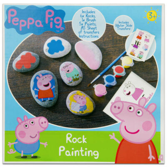 Rock Painting - Peppa Pig