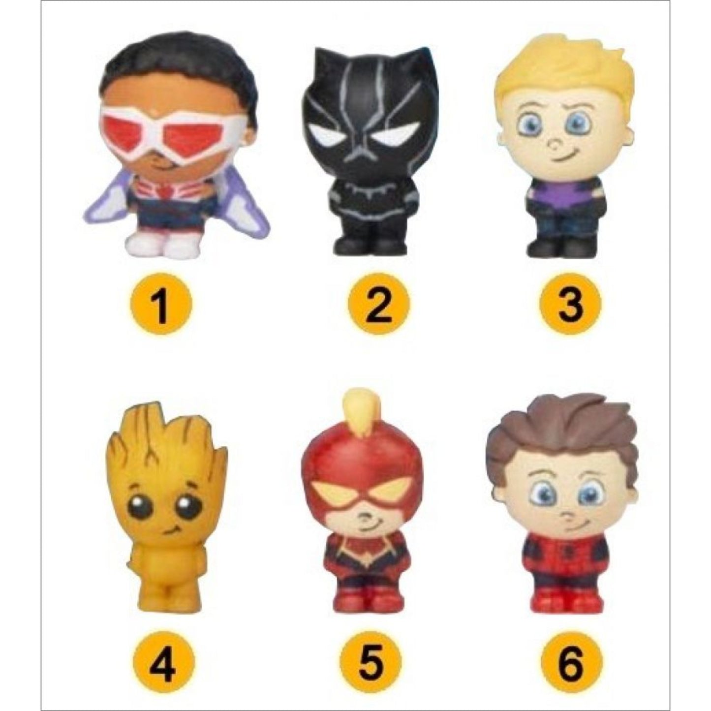 Marvel 3D Puzzle Eraser - Assorted - 6 to Collect