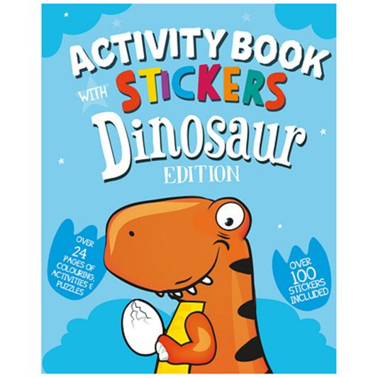 Activity Book with Stickers Dinosaur Edition