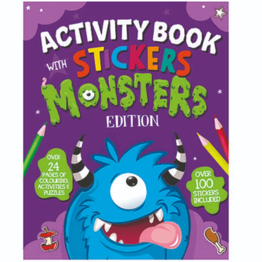 Activity Book with Stickers Monsters Edition