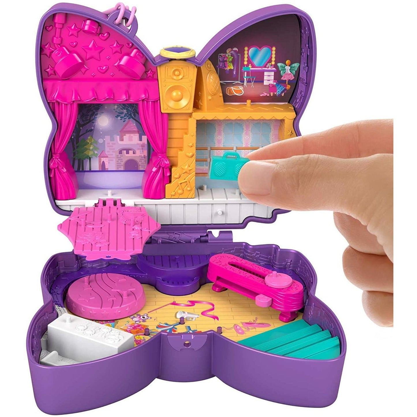 Polly Pocket Sparkle Stage Bow Compact