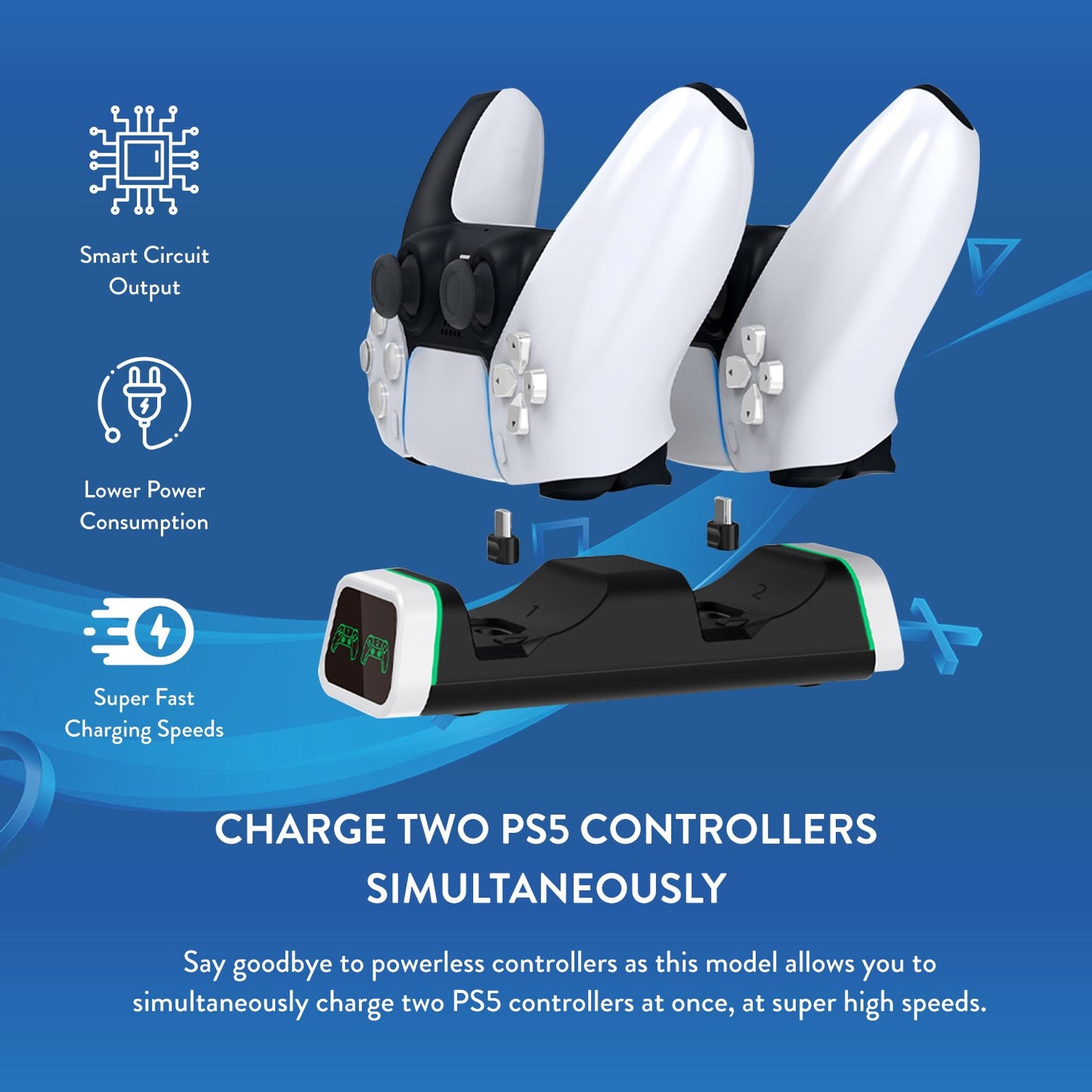 PLAYSTATION 5 / PS5 FAST CHARGE TWIN CHARGING DOCK
