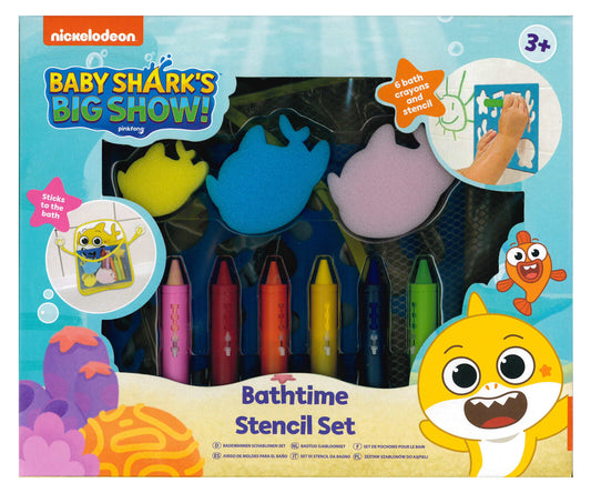 Baby Shark Bathtime Stencil Set