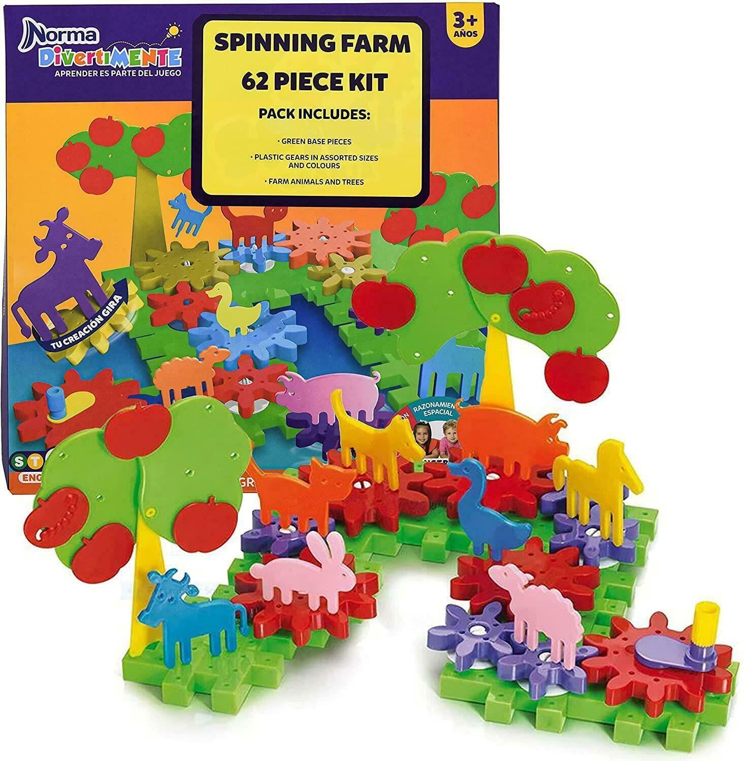 farm gears Spinning Farm 62 Piece Kit