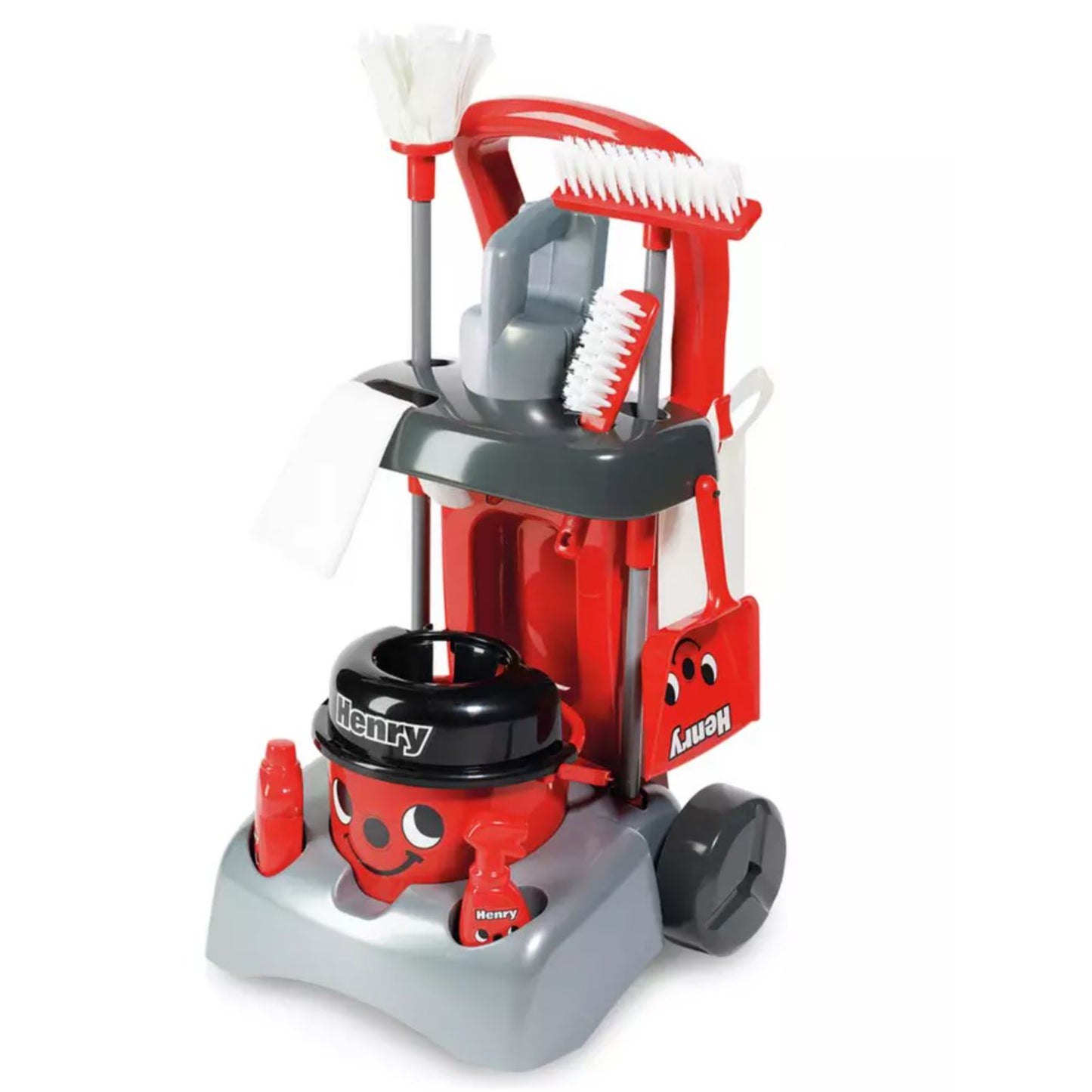 Casdon Henry Toy Deluxe Cleaning Trolley - Reduced Packaging