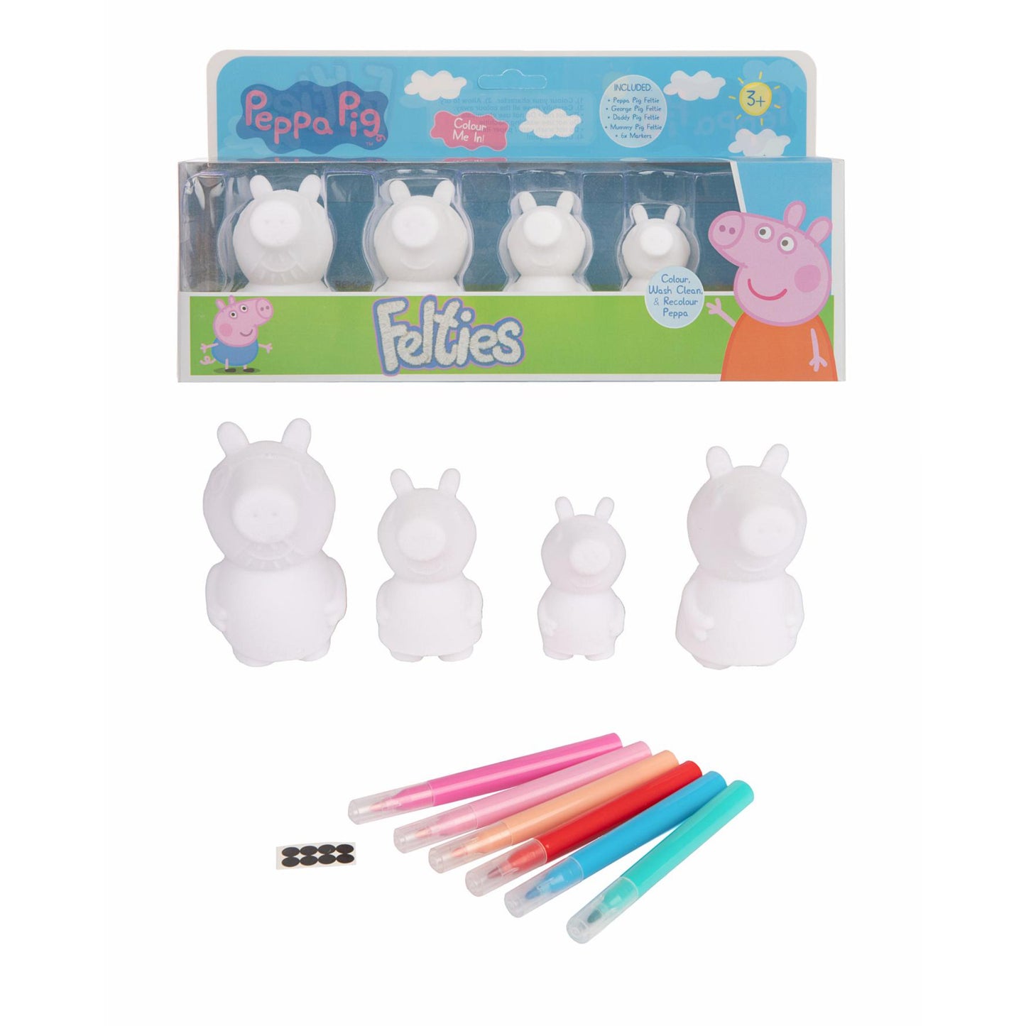 Felties Peppa Pig - 4 Pack