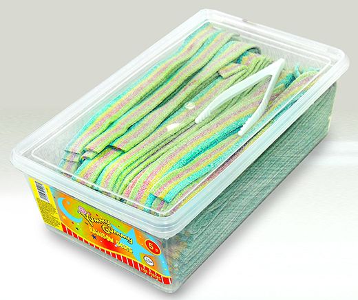 Yummy Gummy Rainbow Belts - 150 Pieces